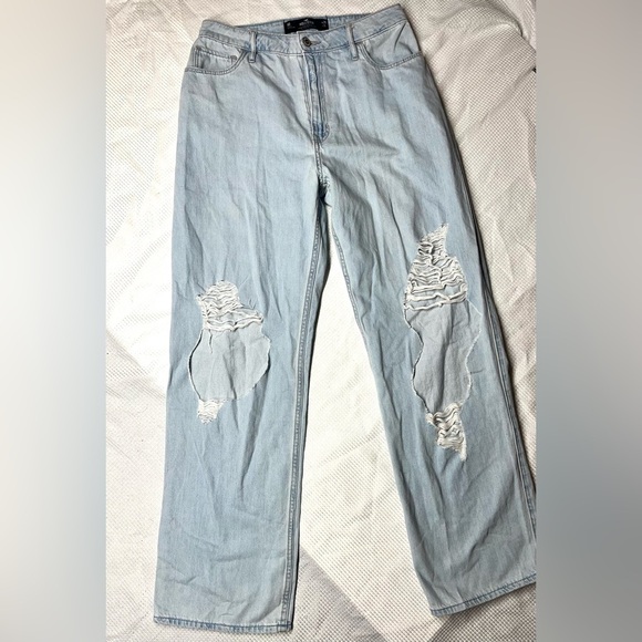 Hollister Ultra High Rise Dad Jeans Sz 9R - Picture 1 of 8